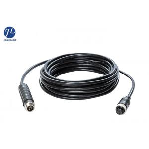 China 6 Pin Gx16 Aviation Cable For Automotive Rear View Camera System supplier