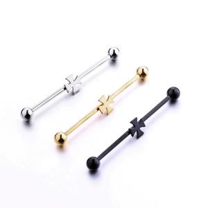 China Wholesale Stainless Steel Jewelry Industrial Barbell Body Piercing supplier