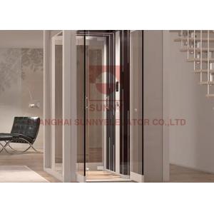 Luxury Glass Hydraulic Lift Elevator With Stainless Steel And Aluminum Alloy