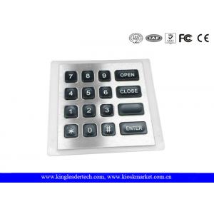 4x4 Matrix water resistant Backlit Metal Keypad with 11Pin Connector