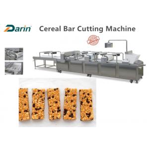 China Stainless Steel Cereal Bar Making Machine , Snack Cutting Machines For  Sesame Bar supplier