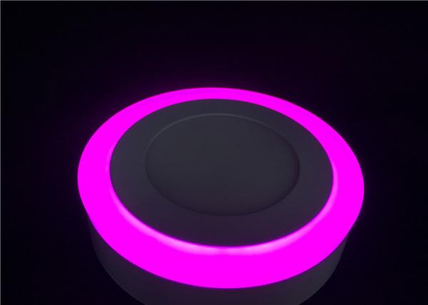 12+4W Surface Double Color Flat Panel LED Lights Pink Edge Lit Ceiling light