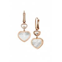 China Ladies Chopard Jewelry Happy Gold Heart Earrings 18K With Natural Diamonds Stone on sale