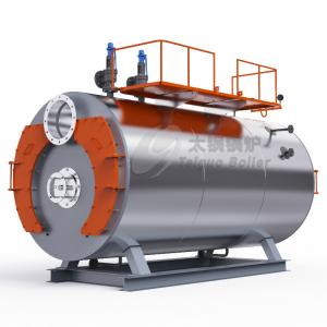 Temperature 85-115C Gas-Fired Hot Water Boiler Q235B For Light Oil Fuel