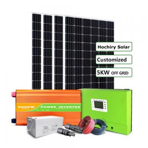 China 5kw 	Solar Energy System Monocrystalline Silicon Solar Panel For Home Roof Mounting supplier