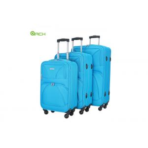 Two Pockets Spinner Wheels Trolley Luggage Bag Sets