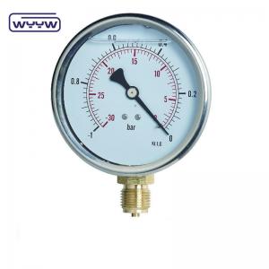OEM Negative Air Pressure Gauge Manometer Bourdon Pressure Gauge Meter