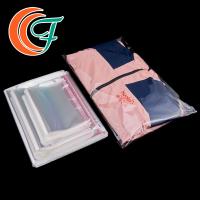 China Custom Clear Plastic Shirt Bag Clear And Self Sealing Adhesive OPP Plastic Poly Bags on sale