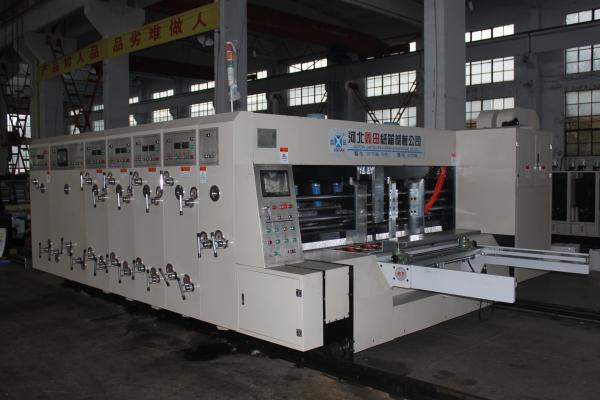 Printing Slotting Automatic Corrugated Carton Box Making Machine / Production