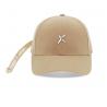 100% Cotton Women Sports Dad Hats With Long Strap Custom Embroidered