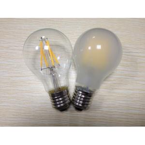 EDISON LAMP E26 LED FILAMENT BULB WITH CLEAR FROSTED GLASS 120V FOR USA