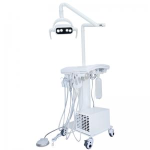 China Dental Tray LED Lamp Operate Portable Dental Unit With Air Compressor supplier