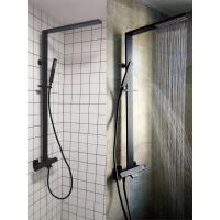 China Wall Mounted Black Matte Shower Head Set 8 Shower Head Kit 7-9um on sale