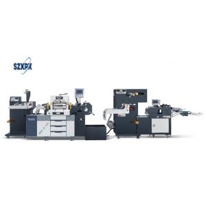 PLC Control Barcode Label Die Cutting Machine High Efficiency For Paper / Plastic Material