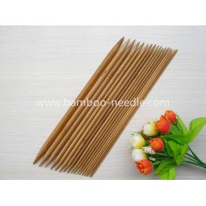 Agujas de bambú que hacen punto carbonizadas del punto doble 10" (~25 cm), fabricante de China