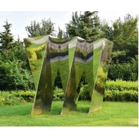 China Customized Large Outdoor Sculpture , Large Metal Yard Sculptures Stainless Steel Cloud on sale