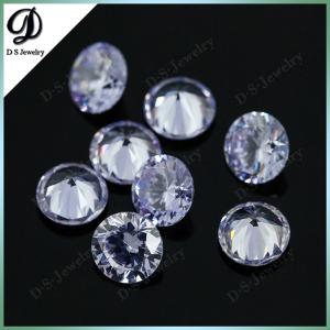 perfect cutting colored lavender cubic zircon gem stone