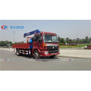 China Foton Auman 4X2 Hydraulic Telescopic Boom Truck Mounted Crane supplier