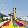 China Water Playground Fiberglass Big Curve Water Slide With the Amusement Playground Equipment and Play Set wholesale