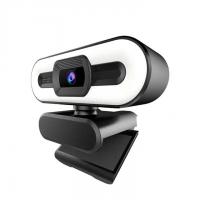 China HD 1080P 2K 4K Webcam Auto Focus Fill Light Web Camera With Microphone Live Broadcast USB Computer PC Web Cam on sale