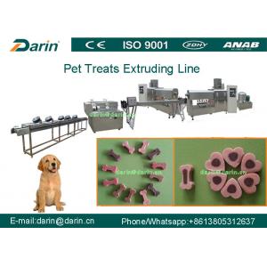 China Continuous and automatic Dog Food Extruder Dental Care Pet Chewing Toy Making Machine supplier