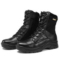 China High Quality Custom Round Head Toe Style Midi Military Boots Maximum Security Guaranteed Tactical Boots Military Combat on sale