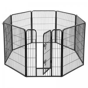Firm Frame  Sturdy Steel Dog Cage , Stainless Steel Cat Cage L Shaped Latch