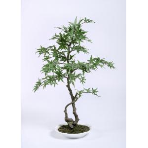 Lush Artificial Maple Bonsai , Bonsai Artificial Pret Botanical Mix Indoor Decor