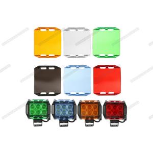 China Multi Color Automotive Lighting Accessories 3'' 6 '' Black Amber LED Light Bar Cover supplier