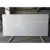 K1000 White Quartz Kitchen Worktops / Marble Quartz Countertops Acid Resistant