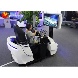 China Children's Racing Cars Games 9D VR Simulator Car Motion Racing Simulator Machine supplier