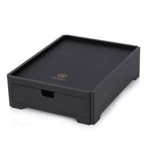 China 210*270*75mm Black acrylic hotel room hotel amenities box for 5-star Marriot hotel supplier