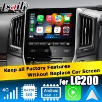China Toyota Land Cruiser LC200 Android video interface 8+128GB powered by Qualcomm for sale