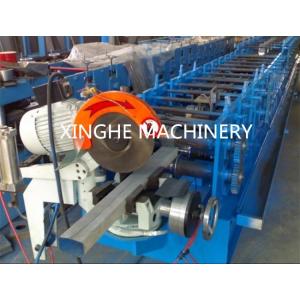 China Downspout Pipe Roll Forming Machine PLC Control And Hydraulic Station supplier