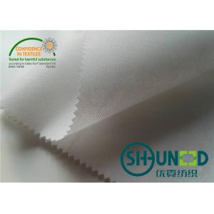 China 100% Polyester Thermo Bond Non Woven Base Fabric For Interlining And Waistband supplier