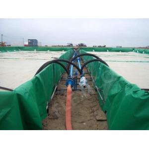 China B1 Fire Resistance Heavy Duty Vinyl Tarp For Petroleum Pipeline  Cover High Strength Material supplier