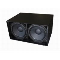 China Dual 18 Inch LF Drivers Concert Sound Equipment , Subwoofer Speaker on sale