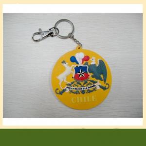 China High quality garment pvc rubber keychain also silicone Keychain supplier