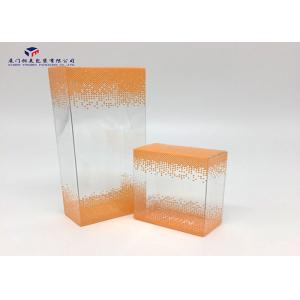 China Rectangle Shape PET Plastic Box Clear Plastic Boxes Offset Printing 5.8X3X15.5cm supplier