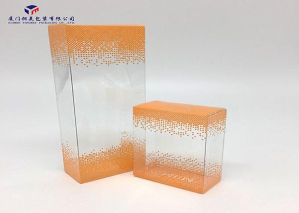 Rectangle Shape PET Plastic Box Clear Plastic Boxes Offset Printing 5.8X3X15.5cm