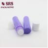 SRS cosmetic empty purple 30ml plastic deodorant roller bottle