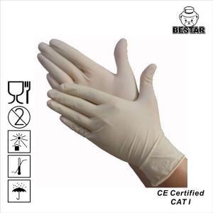 Single Use Latex Disposable Gloves Plastic Hand Gloves Easy To Wear BSA3045