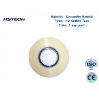 China 0.2Mpa Transparent Hot Sealing PET Material Cover Tape Hold The Pocket In Carrier Tape GD-01 on sale
