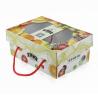 China Custom Design Corrugated Cardboard Gift Box With Handles For Fruit And Vegetables wholesale
