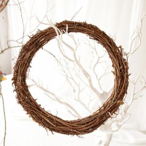 Festive Window and Door Hanging Rattan Ring Artifi for 35cm Natural Grapevine Wreaths