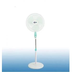 China Round Base Floor Standing Mental Electric Air Cooler Fan Blue supplier