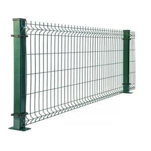 6ft Height 8ft Length Metal Wire Mesh Fence Green Color For Airport Install Application