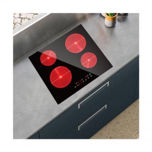 High Quality Pure Copper Coil Induction Hob 6000W Electric Cooktops 4 Burner Creamic Cooker With Timer