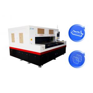China Large Size 90W Fiber Laser Cutting Machine For Screen Protector Glass supplier