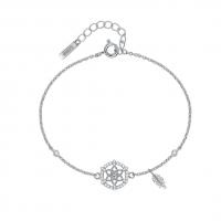 China Flower Sterling Silver Jewelry Bracelets on sale